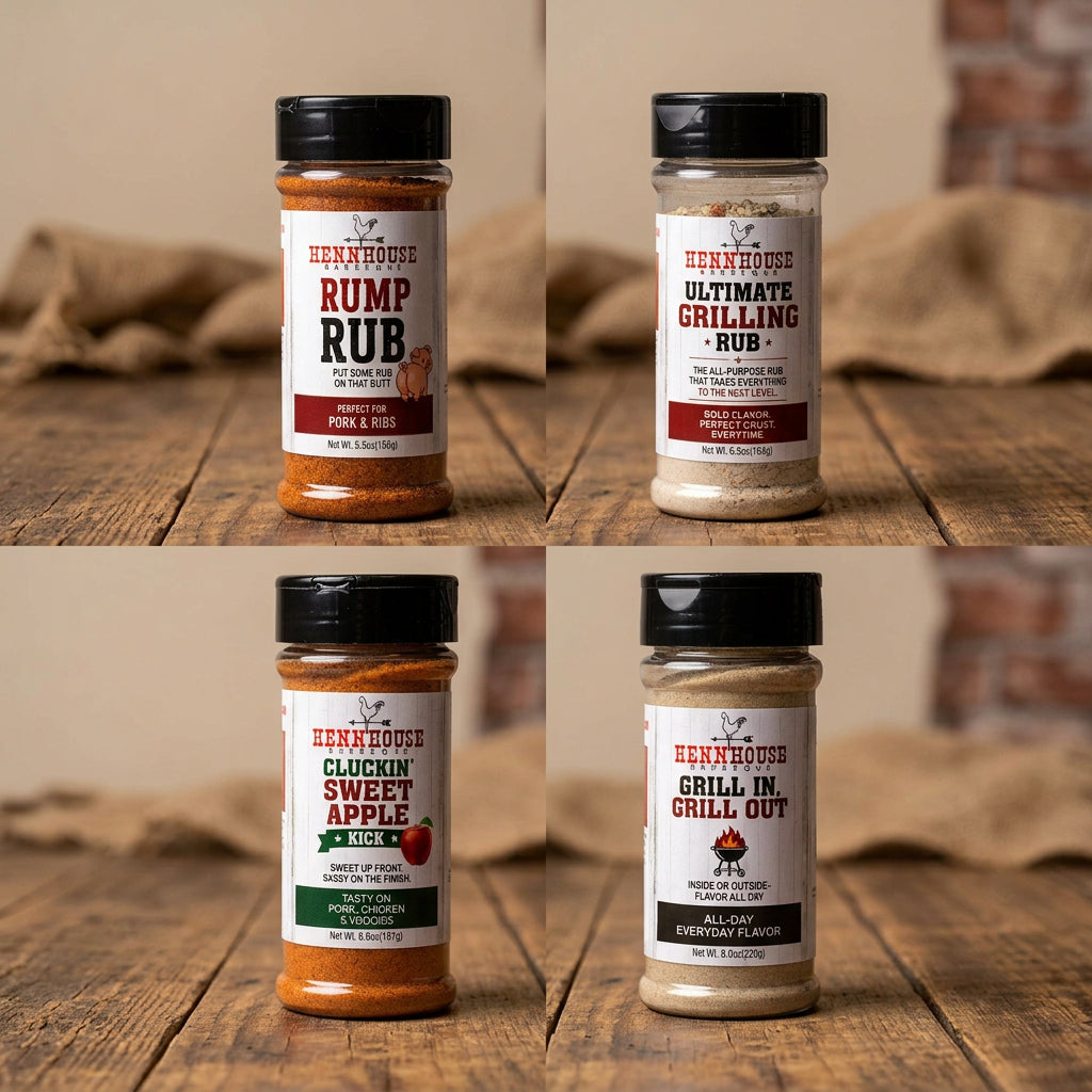 Mix & Match 4-Pack - Henn House BBQ Rubs