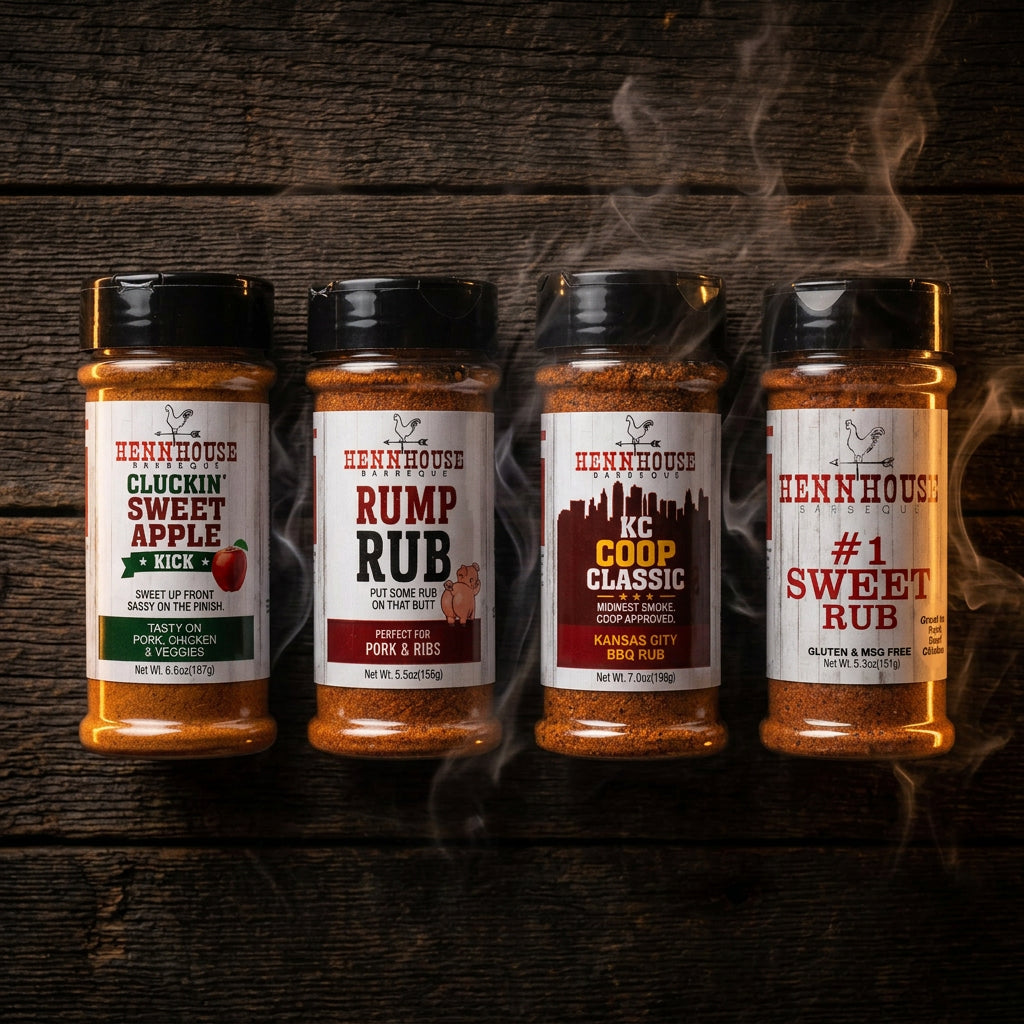 Pork and Chicken Master Pack - 4 Henn House BBQ Rubs