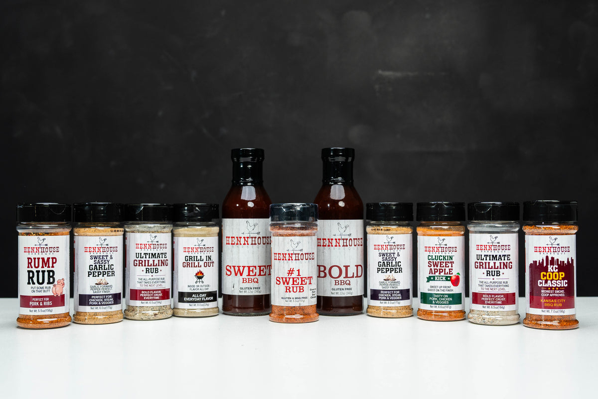Henn House Complete Flavor Collection with sauces and signature rubs