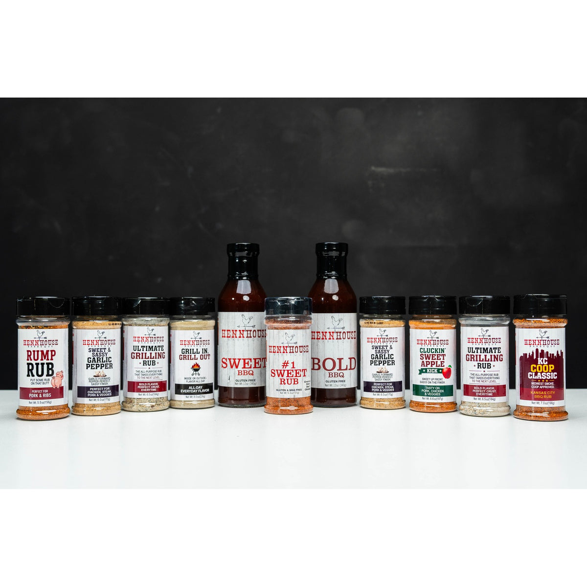Henn House Complete Flavor Collection with sauces and signature rubs