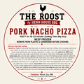 Pork Nacho Pizza label — The Roost by Henn House BBQ