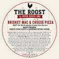 Brisket Mac & Cheese Pizza label — The Roost by Henn House BBQ