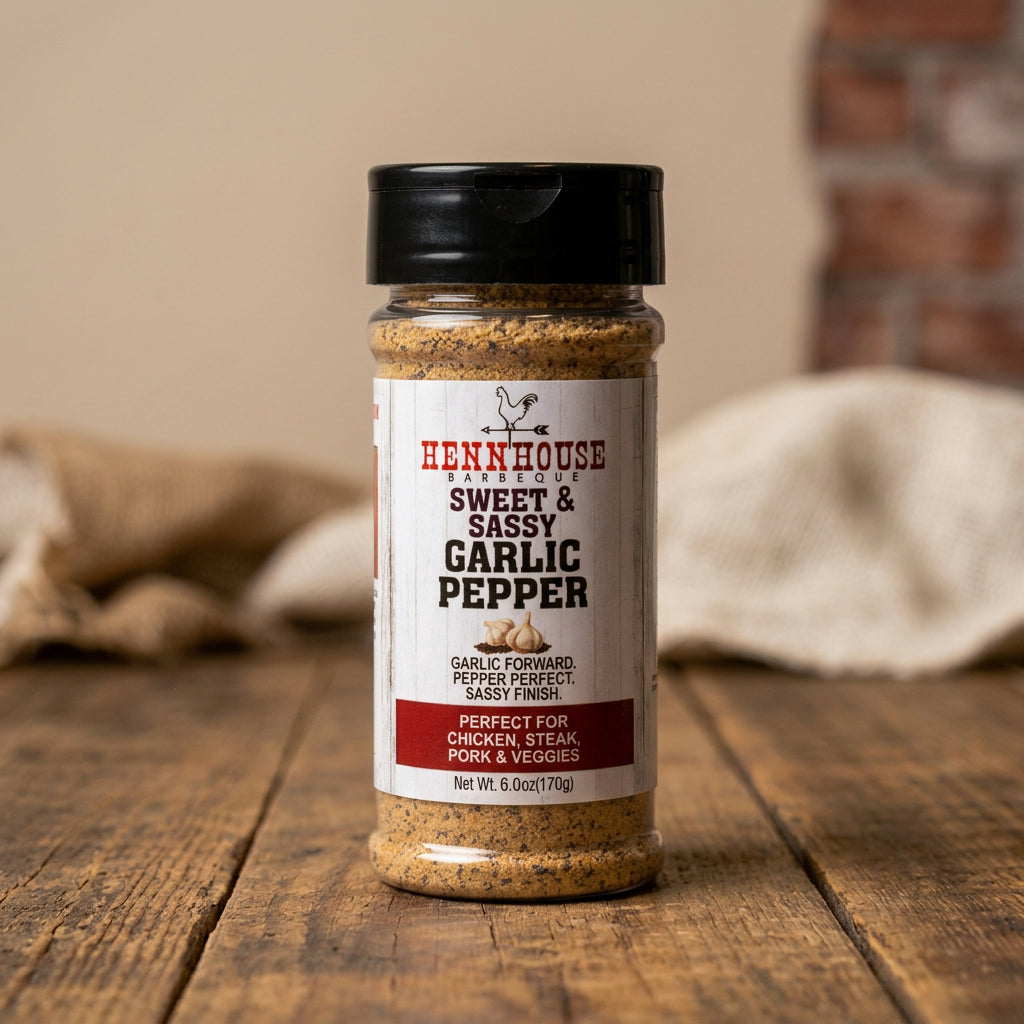 Sweet & Sassy Garlic Pepper - Henn House BBQ